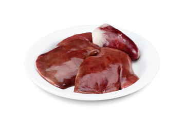 Raw turkey liver