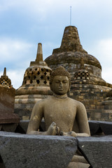 Obraz premium Borobudur Buddist Temple - island Java Indonesia