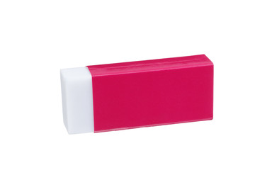 Eraser of red case