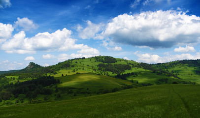 Mountains Pieniny in Slovakia and Poland