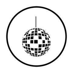 Party disco sphere icon