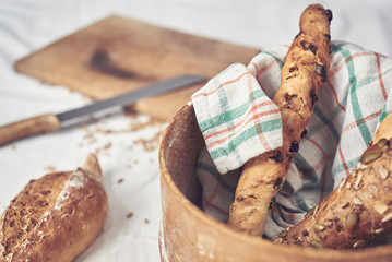 bread sticks - closeup