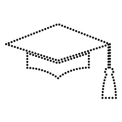 Mortar Board or Graduation Cap, Education symbol