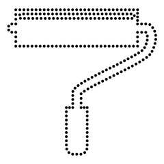 Roller sign illustration