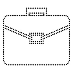 Briefcase sign illustration