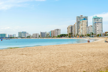 Playa de Chipipe in Salinas, Ecuador