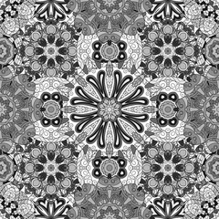 Seamless round pattern for printing on fabric or paper.