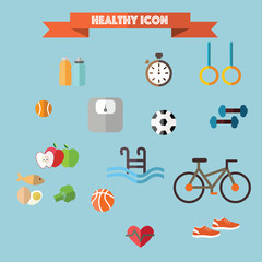 sport good heathy icon