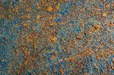 Wall murals Metal Background texture of Rusted steel
