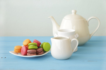 Stock Photo:.Colorful macaroons
