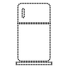 Refrigerator sign illustration