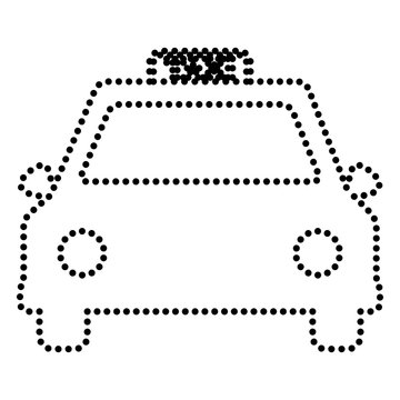 Taxi sign illustration