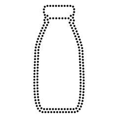 Milk bottle sign