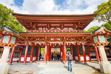 Le sanctuaire Dazaifu à Fukuoka, Japon
