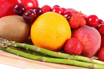 Fresh fruits and vegetables, healthy nutrition