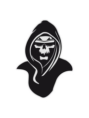 Death hooded sunglasses