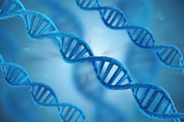 blue dna structures