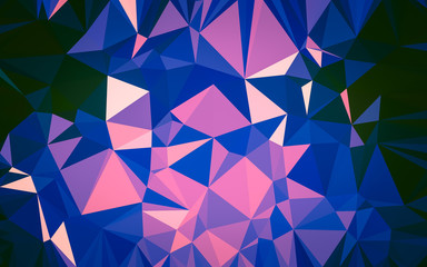 Abstract low poly background, geometry triangle