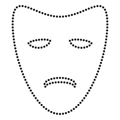 Tragedy theatrical masks