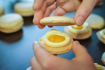 Orange Macaron Inside