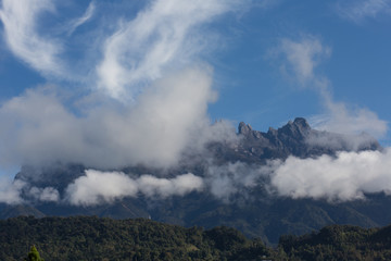 Mount Kinabalu' peak