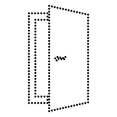 Door sign illustration