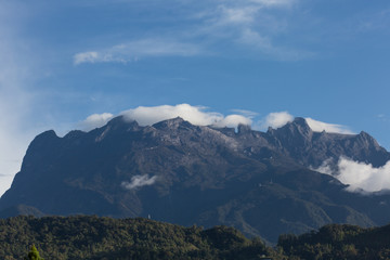 Fototapeta na wymiar Mount Kinabalu' peak