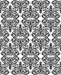 Obraz premium Seamless Vector Wallpaper in the Style of Baroque