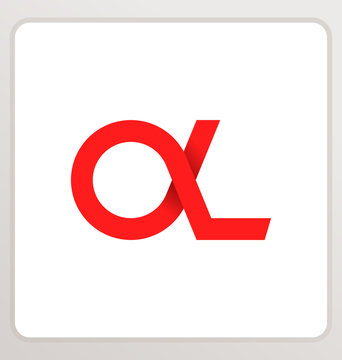OL Two letter composition for initial, logo or signature.