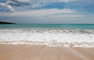 sea, beach and waves