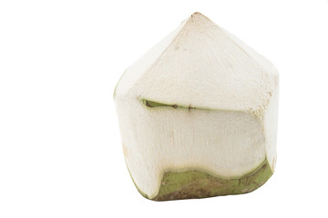 Coconut isolate on white background