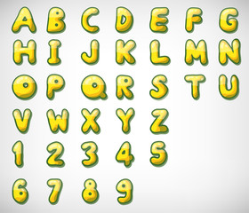 Cute vector alphabet.