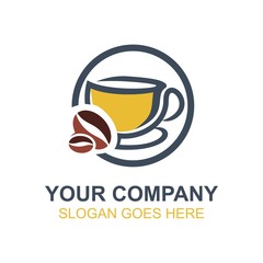 Coffee Cafe Icon Logo Vector