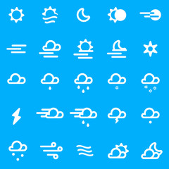 meteoicons line icons