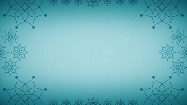 Islamic Arabian style background. Looped animation 