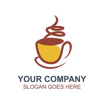Coffee Cafe Icon Logo Vector