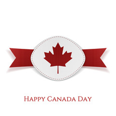 Happy Canada Day greeting Card Template