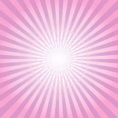 Abstract background. Stars Fireworks. Pink Purple rays and stars background. Vector
