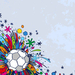Football doodles ornament background. Soccer bright sketches. European football theme sport wallpaper. Football championship. Football ball. Grunge. Soccer background. Football background.