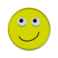 Smiley, freundlich, froh, heiter, lustig,  positiv, optimistisch