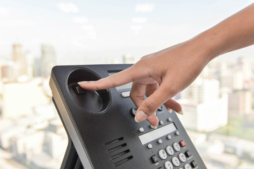 IP Phone - Hang up the phone call