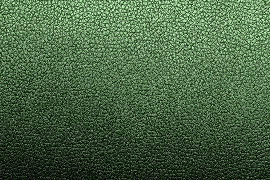 Closeup green leather texture. leather background. and  leather surface. for design with copy space for text or image.