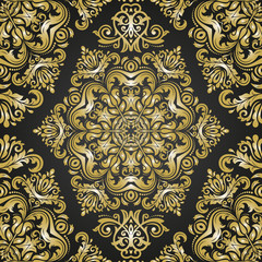 Seamless Vector Wallpaper in the Style of Baroque