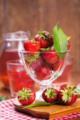 raw fresh srrawberry
