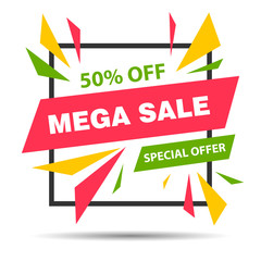 Mega Sale Banner 