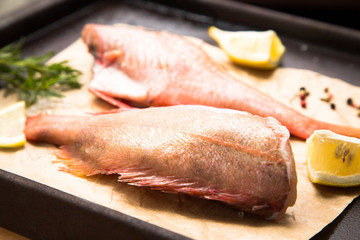 raw Sebastes (red grouper)