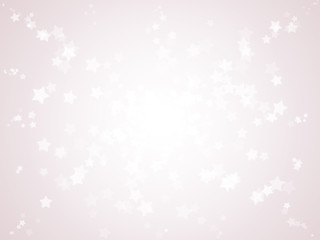 Shiny stars with light at centre abstract background in silver colour.