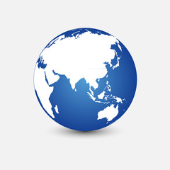 Naklejka premium World Icon. Vector illustration.
