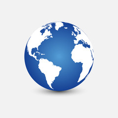 World Icon. Vector illustration.