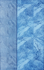 marble tile wall texture in blue color for interior